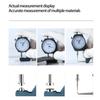 Digital Thickness Gauge High Precision Unit Conversion Pressing Operation Quick Measurement Thickness Measuring Gauge Meter Tool for Home