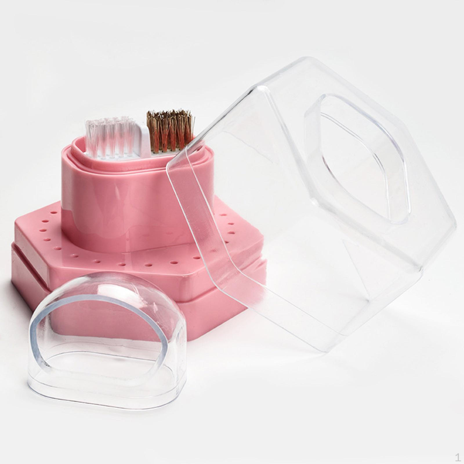 

Мини-футляр для чистки сверл для ногтей, портативный персональный салонный акриловый инструмент, домашний держатель