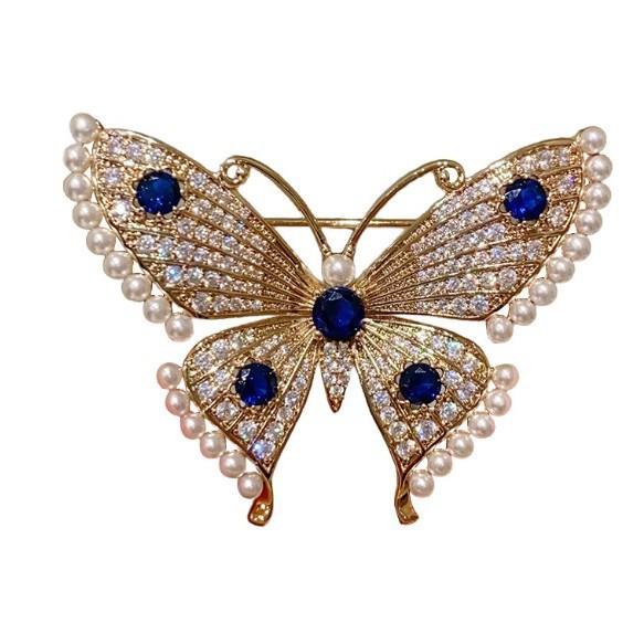 French Butterfly Brooch, High-end Women's Luxury Temperament Brooch, Fashion Corsage