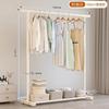 Simple coat rack Movable drying rack Floor-to-ceiling indoor room clothes rack Household bedroom clothes storage rack