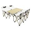 Seashore Outdoor Folding Camping Table & Chair Set