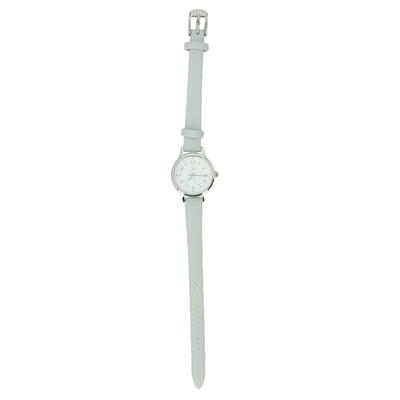 Fieldwork Analog Wristwatch with Barrette and Faux Leather, Blue, JN049-4
