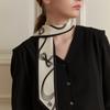 Tatiana Connect Ribbon Twilly Silk Scarf SF2903