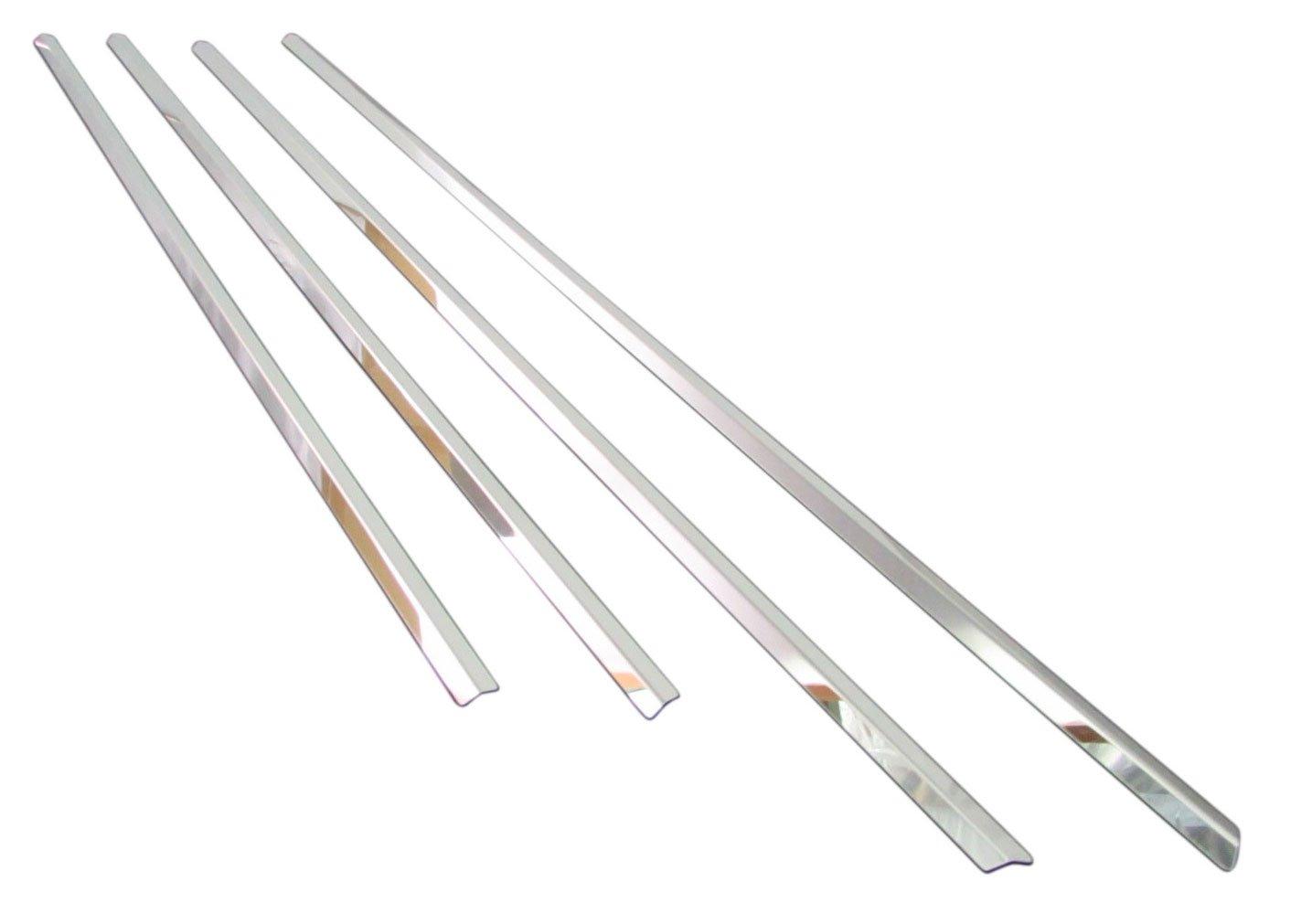 

BRIGHTZ Harrier 30 Series Super Mirror Chrome Plated Stainless Steel Window Moulding 4PC 3368 [WIN-SIL-093]