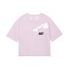 Nike T Shirts Women's Pink Crew Neck Moderate DC7190-576