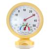 TH108 Temperatur-Feuchtigkeitsmesser Mini Rund Analoges Hygrothermograph Messwerkzeug Innen Außen Wandhygrometer Für Zuhause