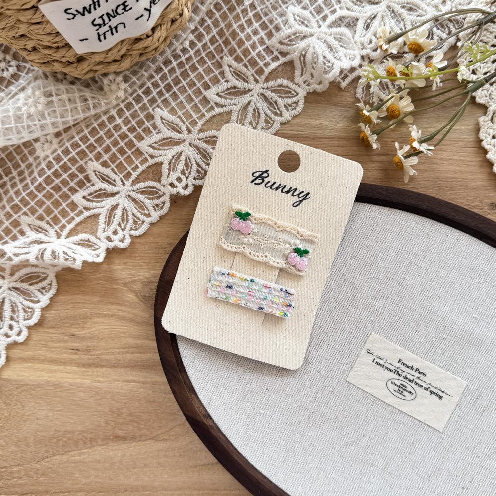 2pcs/set Cartoon Cute Hair Clips for Baby Girls Barrettes Hairgrips Sweet Girl Hairpins Headdress Hair Accessories Kids Headwear