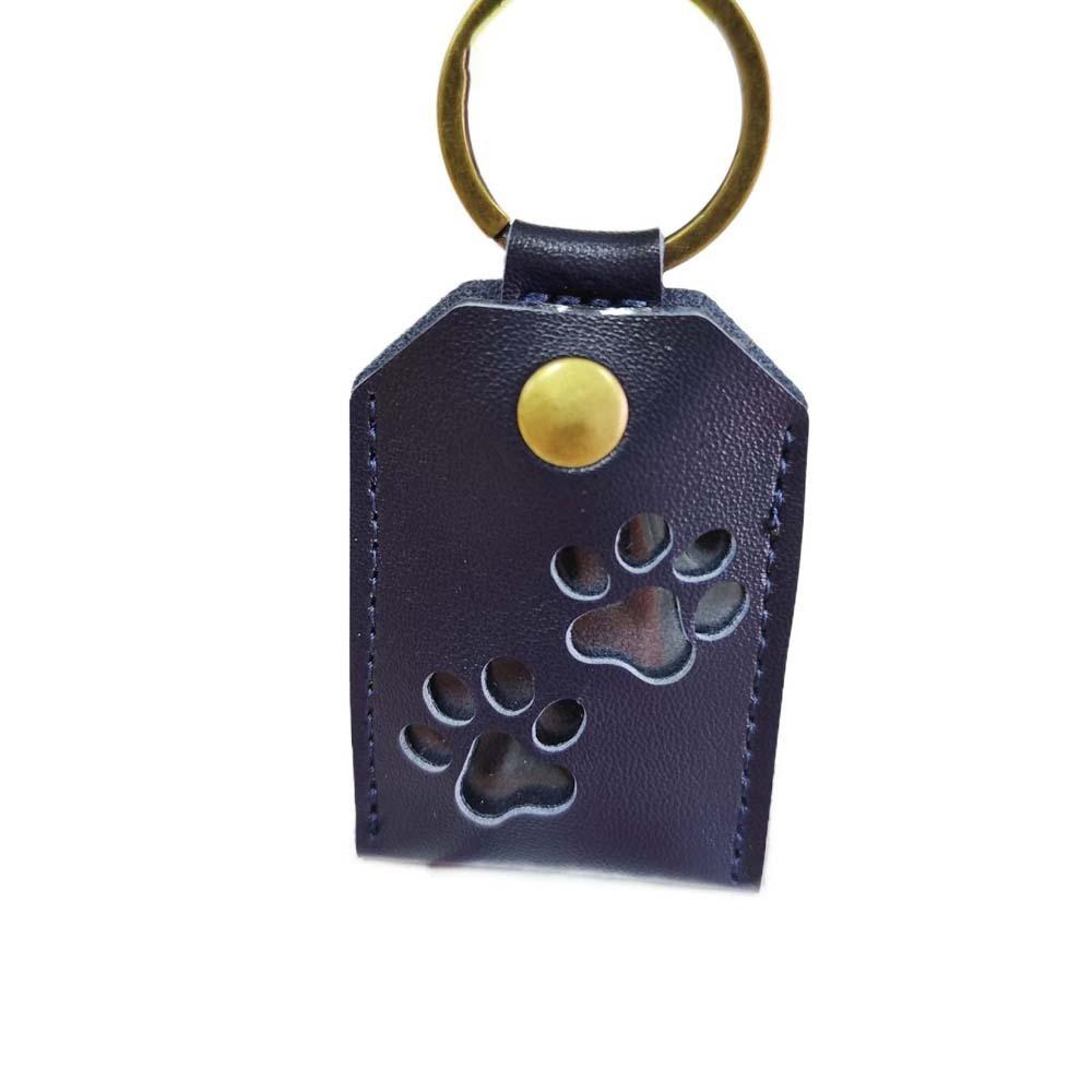 Puppy Pet Hair Storage Bag Keyring Dogs Paw Pendant Cute Pet Hair Keychain  Hanging Accessory