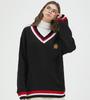 NP STUDIO Nasty Whale Logo Knit Black
