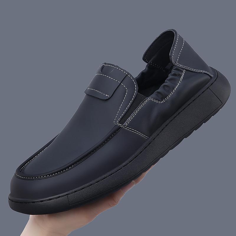 Men Leather Loafer Driving Shoes Slip On Moccasin Casual Walking Footwear Outdoor Office Daily Comfort Shoes Lightweight