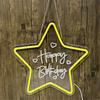 Practical Acrylic LED Neons Sign For Birthday Celebration Indoor Outdoor Multi Scene Decoration