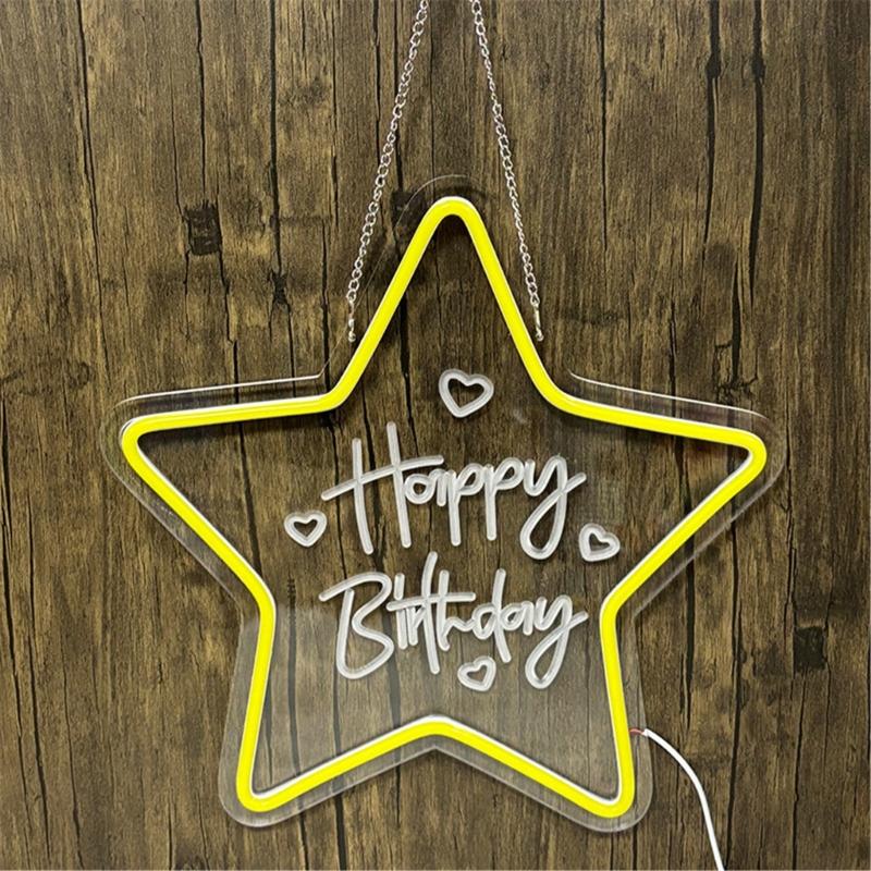 Bright LED Neons Light For Birthday Party Decors With Shatterproof Design And Energy Saving Feature