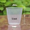 Translucent Plastic Phalaenopsis Planting Pots – 2.5", 3.5", 4" Sizes