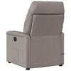 Foldable Massage Armchair, Electric, Taupe Color, Fabric