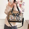 Star Decoration Shoulder Ita Bag Denim Y2K Anime Display Bag Goth Transparent Pocket  Daily