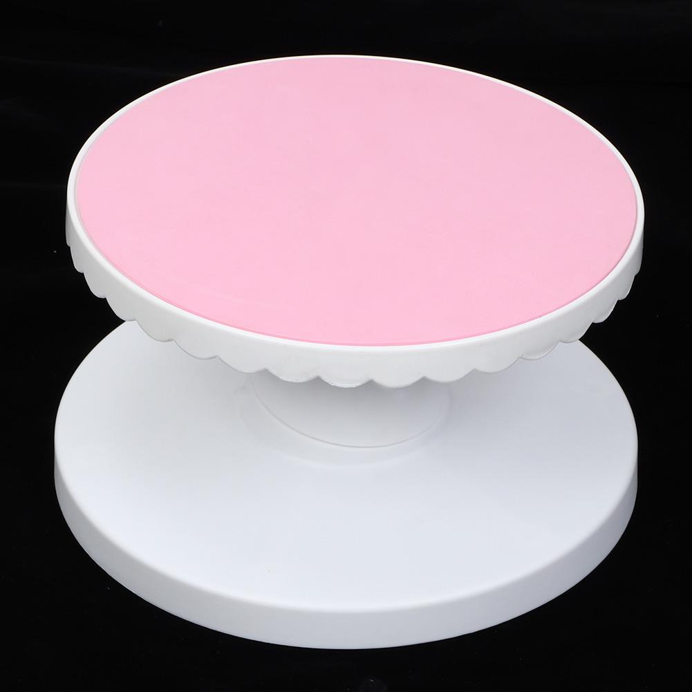 Cake Stand Turntable Rotating Base Anti-Skid Cake Decorating Table DIY Kitchen Baking Tool(Rotating