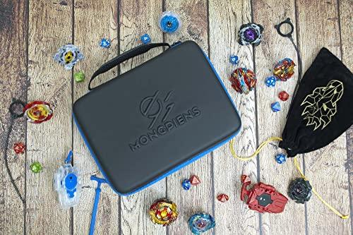 Monpience Portable Gyro and Launcher Receiving Box Storage Case for Beyblade Burst (Medium)