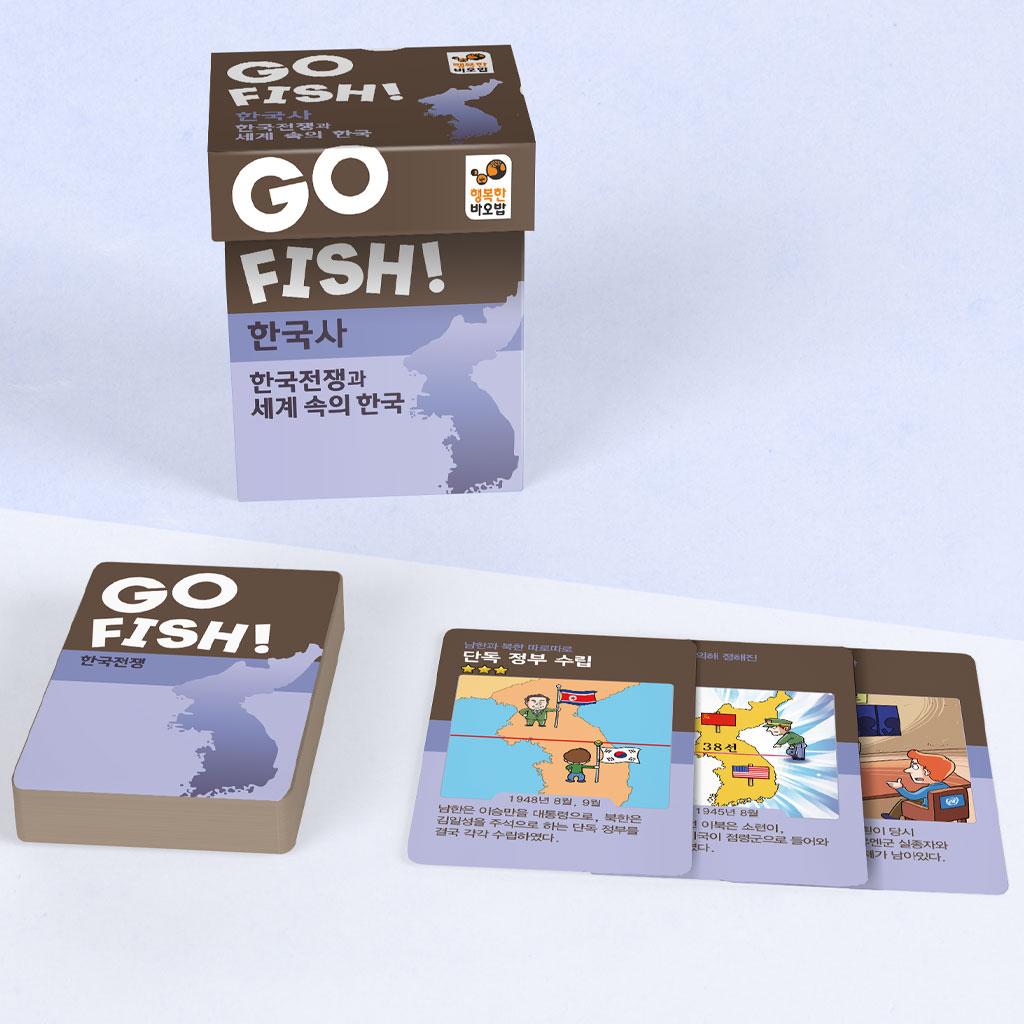 happy baobab Go Fish: Korean History - The Korean War & Korea In the World Card Game for Families (Ages 6-7+)