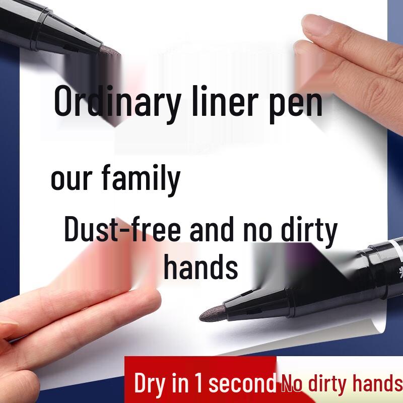 Deli Dual-Tip Oil-Based Marker Pen