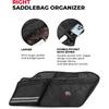 KEMIMOTO Motorcycle Saddlebag Organizers 2 Pack Compatible With Touring Models 2014-2024 2025 Street Glide Road King 2014- Road Glide Black Saddle
