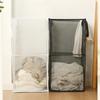 Large Capacity Laundry Hamper Breathable Mesh Storage Basket Square Dirty Clothes Basket  Home