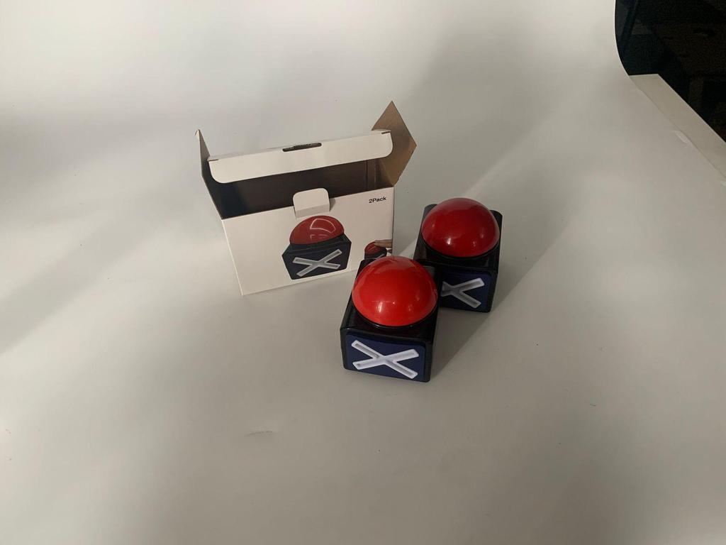 Dual-pack Talent Show Buzzer Game with Pressure Vent and Squeeze Sound.