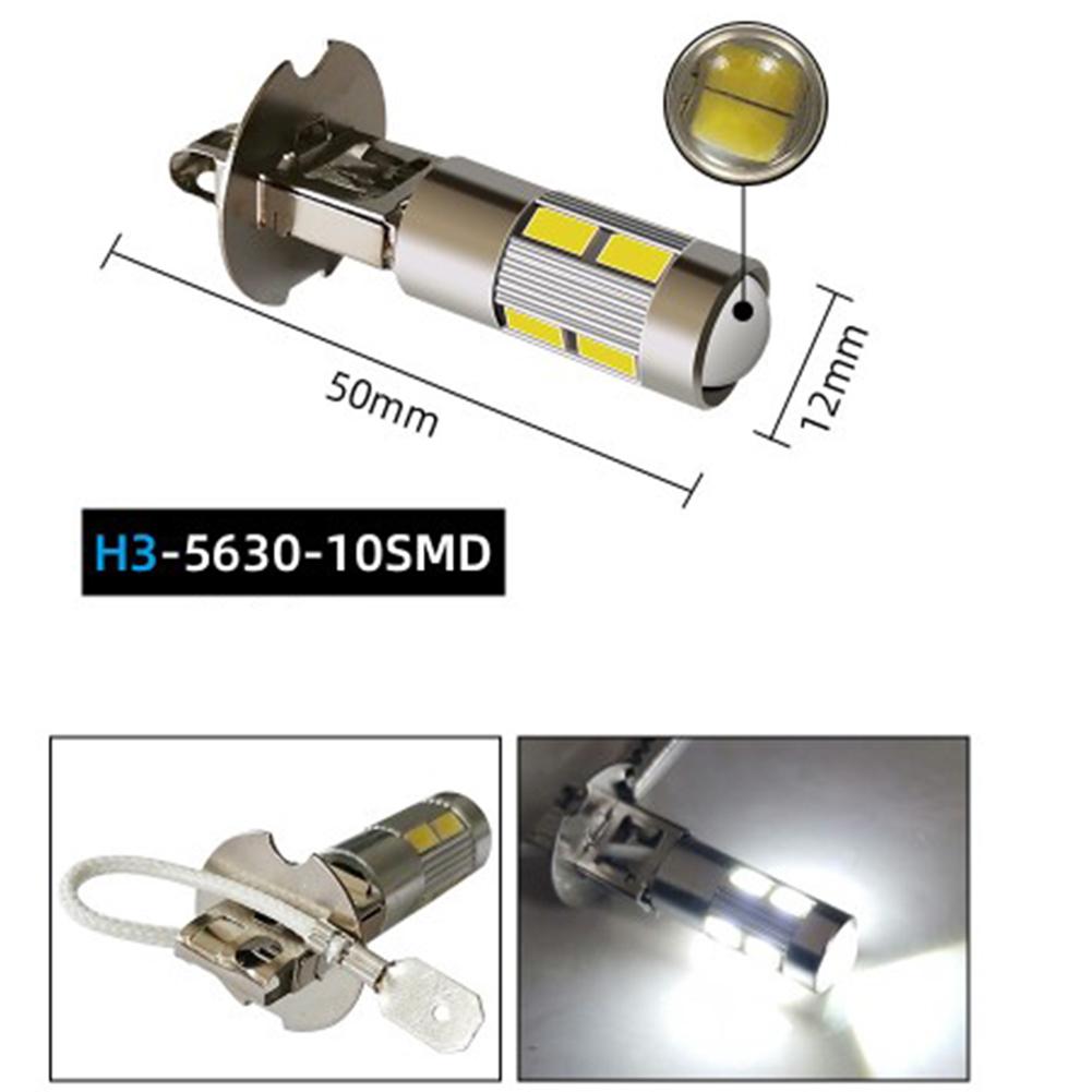 1pc H4/ H7/ H1/ H3 LED Front Fog Light For Motorcycles And Automobiles 360° No Dead Angle Lighting Universal 6000K Car Lights