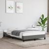 Vidaxl Bed Frame Without Mattress, Dark Grey, 120X200 Cm, Upholstered