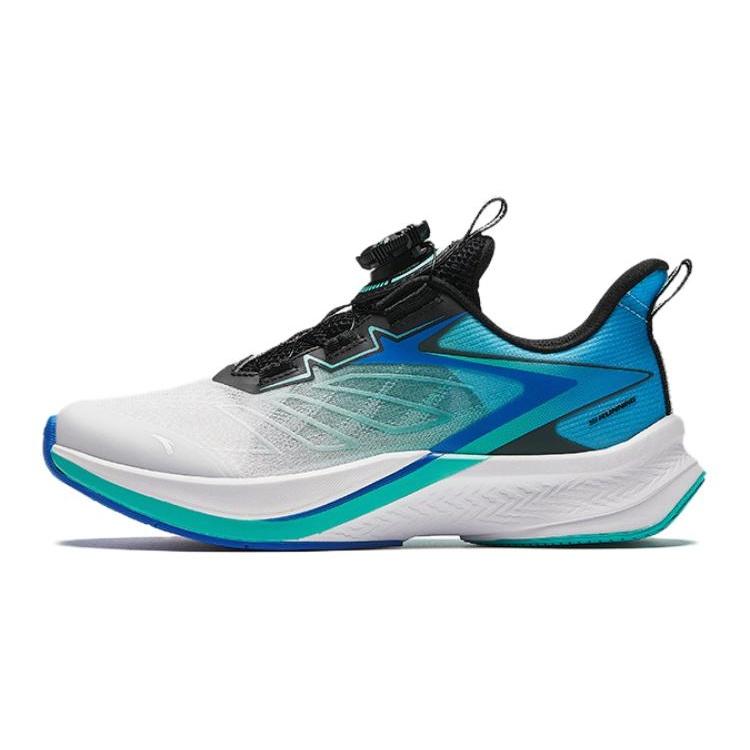 (GS) ANTA Running Series Sneakers  White Teal Blue  Kids  312425509-4 EU 39