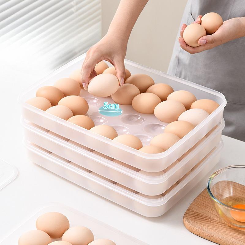Egg Storage Box, Refrigerator, Household Anti-rolling Preservation Egg Box, Kitchen Refrigerator Preservation Egg Box