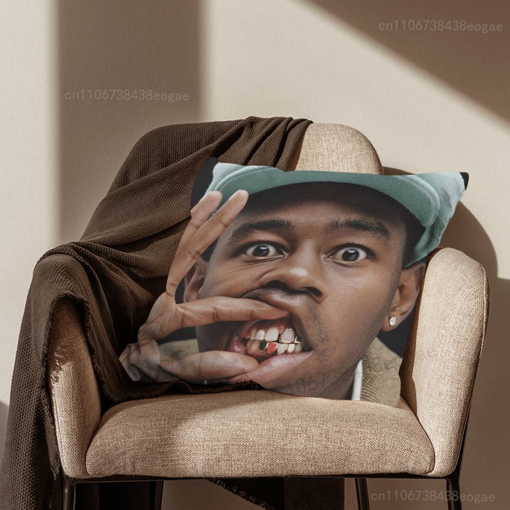 Rapper T-Tyler Funny Art  Throw Pillow Case For 45*45cm,55*55cm,30*30cm For Home Bedroom Decoration And Protector