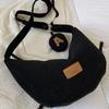 Versatile Corduroy Shoulder Bag Large Capacity Leisure Armpit Bag Women Crossbody Bag  Streetwear
