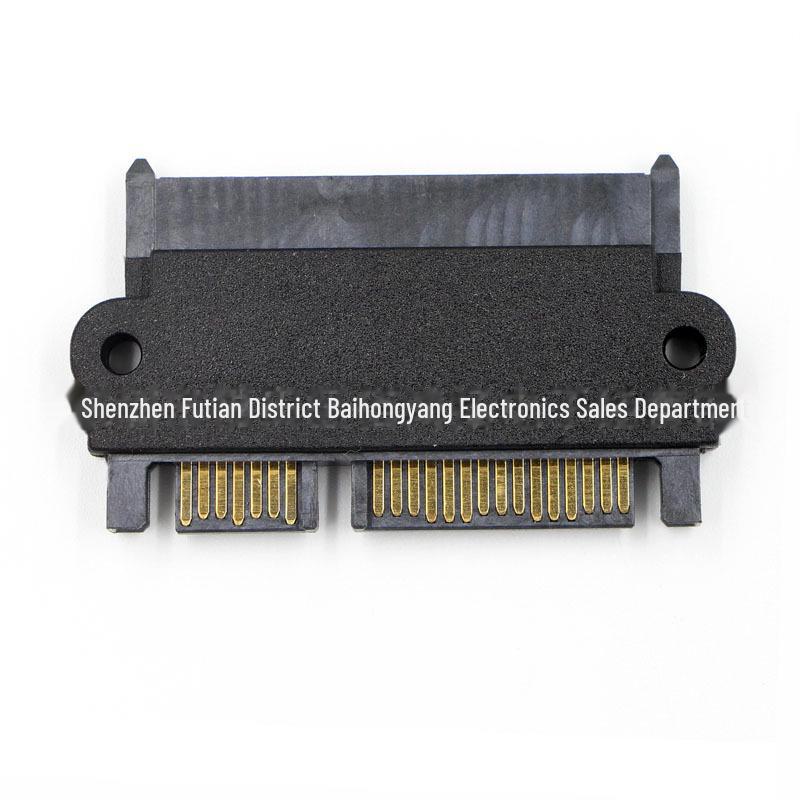 SATA 22-Pin 7+15 Male To Female Adapter for Power and Data