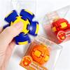 3D Printed Press-To-Spin Fidget Ballone Click Deform Fidget Spinner Ball, Smooth Rotating Stress Relief Sensory Toy