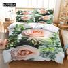 Beautiful  Flower Bedding Set, 3Pc Flower Duvet Cover Set, Soft Comfortable Breathable Duvet Cover, For Bedroom Guest Room Decor