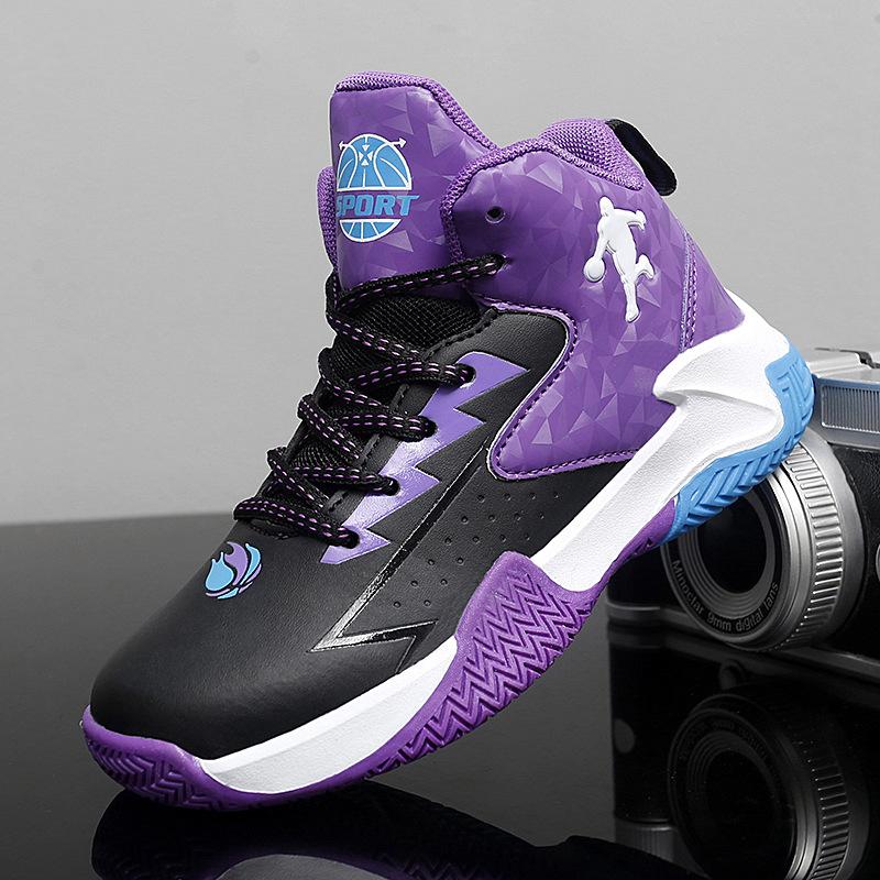 Children's basketball shoes men's 2025 spring and summer new outdoor boys' sports shoes primary school students middle and older children's sneakers