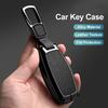 Zinc Alloy Leather Car Key Fob Case For Hyundai I30 Ix35 Kona Encino Solaris Azera Grandeur Ig Accent Santa Fe Palisade Keychain