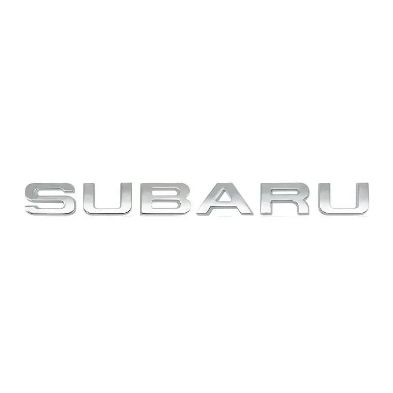 3D Metal Letters Car Emblem Badge Sticker Rear Trunk Decal for Subaru WRX BRZ XV STI Outback Legacy Forester Impreza Tribeca ge3