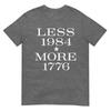 Less 1984 More 1776 Free Speech First Aunisexdunisext Conservative TShirt