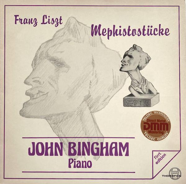 

LP Record FRANZ LISZT JOHN BINGHAM Mephistostcke MTH182 Thorofon Germany Classical Used