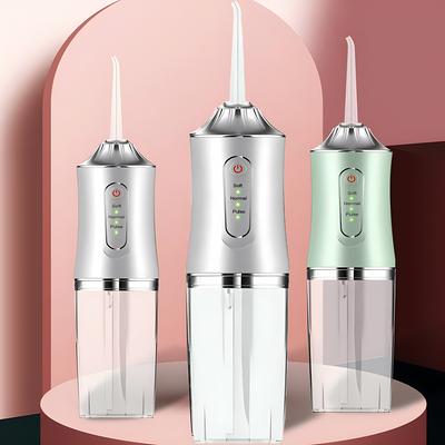 Ağız Duşu Taşınabilir Ağız Çalkalama Makinesi Diş İpi USB Şarj Edilebilir Su Jeti Diş İpi Kürdan 220ml 3 Mod