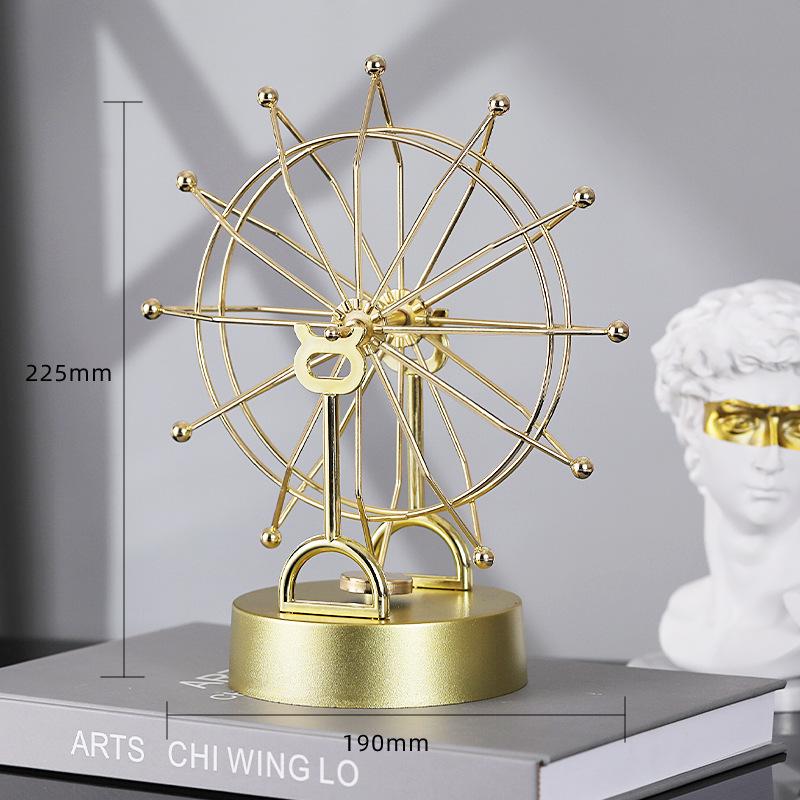 

Rotating Ferris Wheel Light Luxury Home Decor for Living Room, Wine Cabinet, or Bedroom