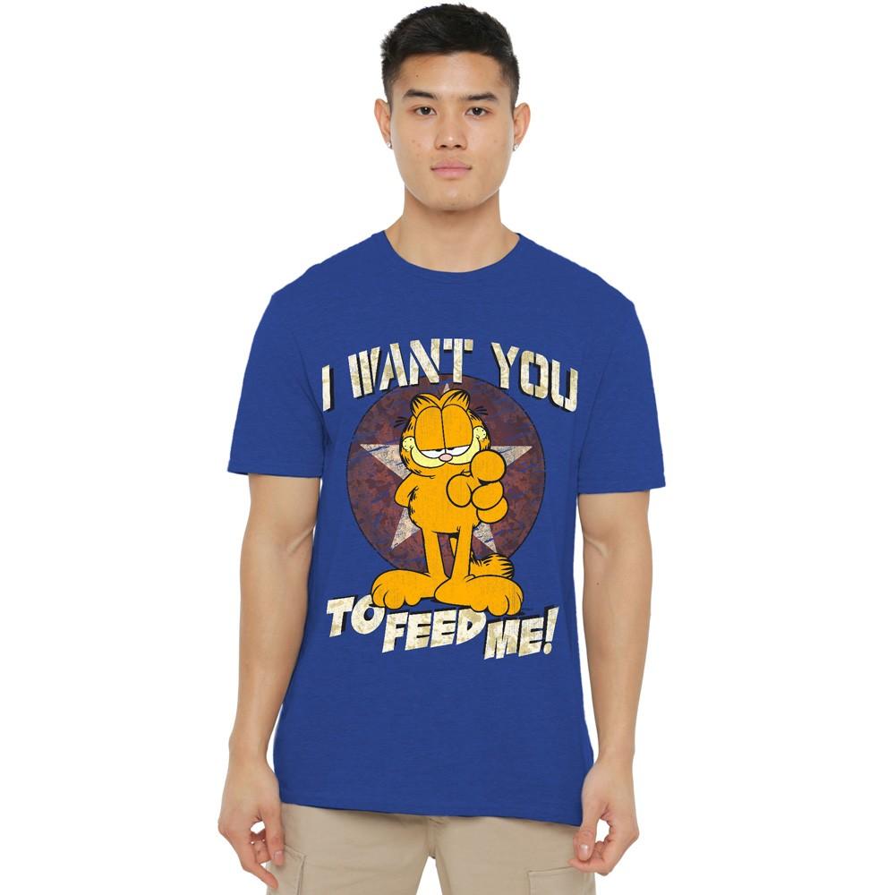 Garfield I Want You T-Shirt S-3XL Royal XXXL