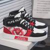 Fashion Cartoon Skateboard Shoes Men Kids High Top Sneakers Men Casual Platform Trainer Men Anime Sneakers Zapatillas De Mujer