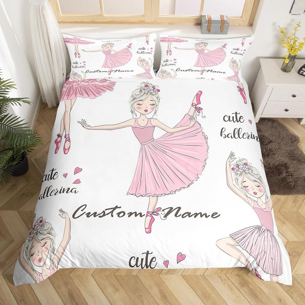 Dancing Duvet Cover Sets for Kids Women Queen Size Lightweight Quilt Covers Room Decor Dancing Lovers Bedding Sets No Comforter