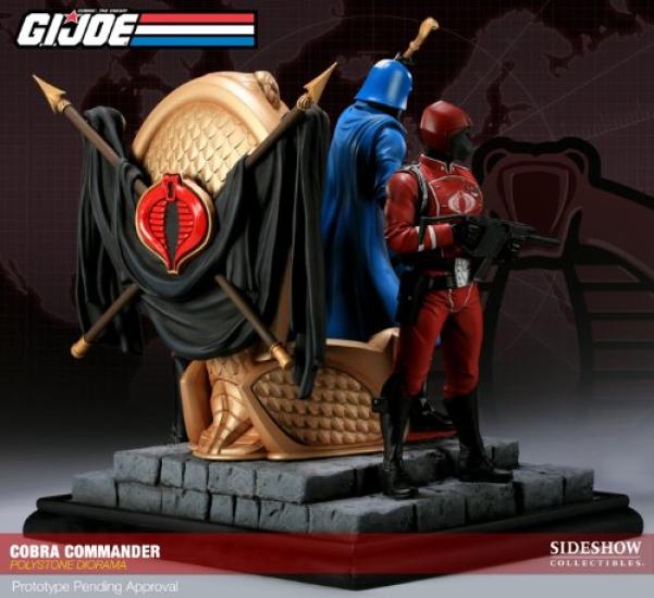 Joe Diorama Cobra Commander G.I. Statue