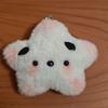 Cute Squeaky Star Pendant Plush Doll Keychain