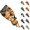 Women's Casual Halloween Printed Work for Ponytail, Shower and Hair Wrap