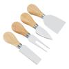 4PCS Ergonomic Handle Cheese Knife Set Stainless Steel Cheese Cutter Set Kitchen