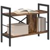 Bookshelf Smoked Oak 75 x 30 x 58.5 cm Wood Based Material